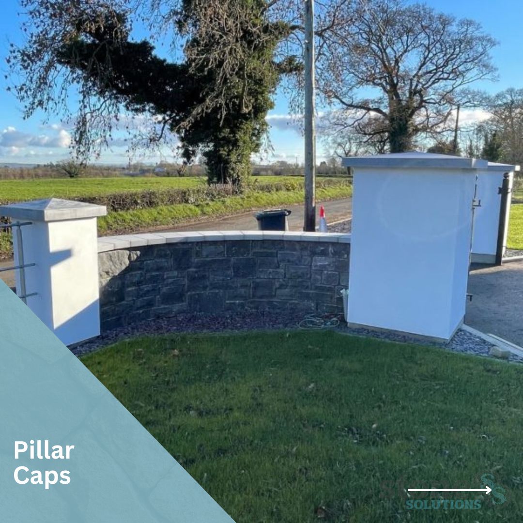 Pillar Caps and Wall Copings with Stone Solutions NI